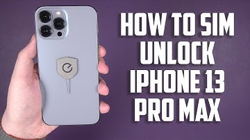 How To Unlock iPhone 13 Pro Max