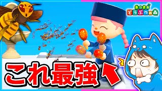 新アイテムの「マラカス」がハチを操れる!?新アイテムでハチ退治！【ハチ/マラカス】【あつ森/AnimalCrossing】