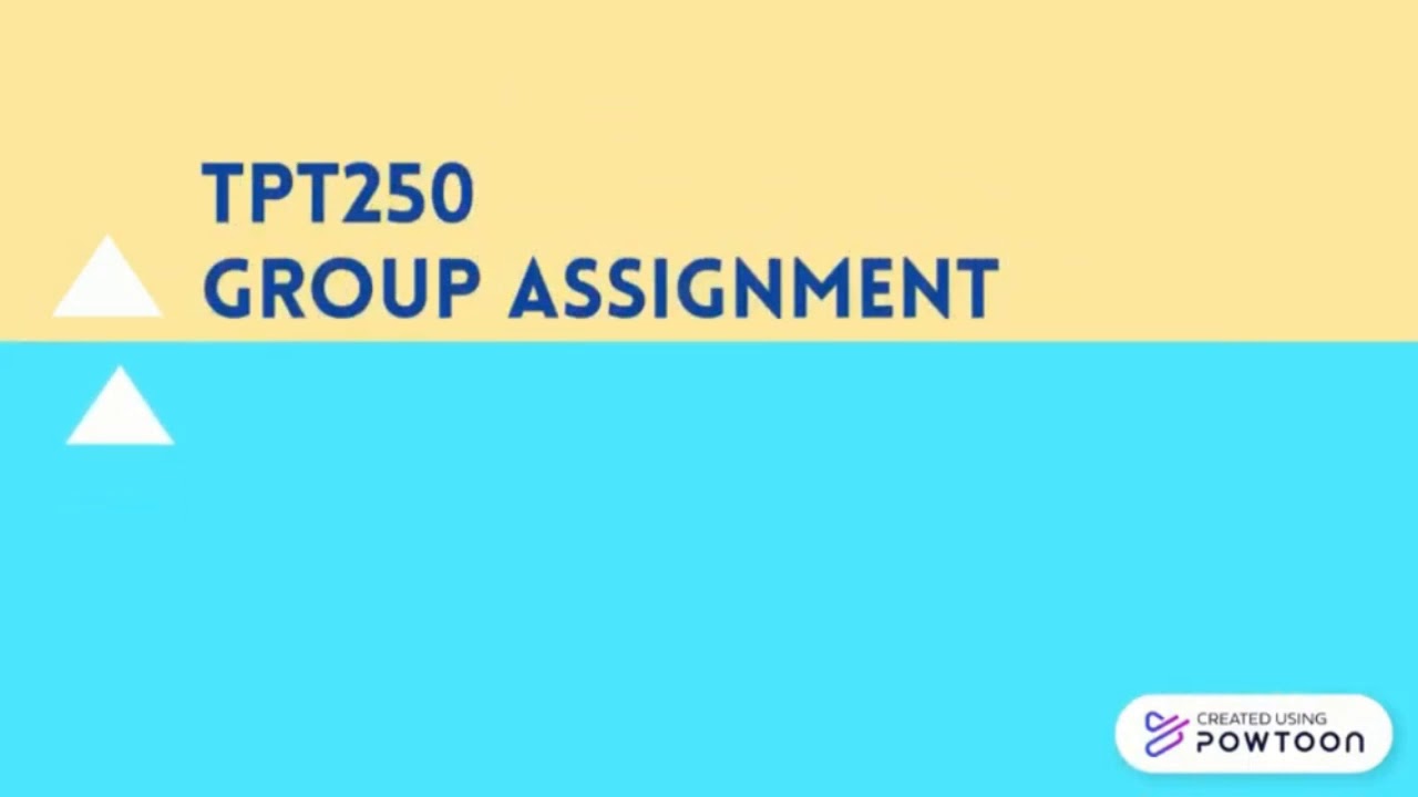 individual assignment tpt250