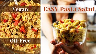 Easy Homemade Vegan Macaroni Salad  Oil & Nut Free  Whole Food Plant Based Summer Recipe