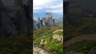 Meteora Giant Rocks In Central Greece