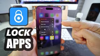 How To LOCK Apps on Apple iPhone 16 Pro Max screenshot 1