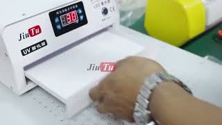 Jiutu Contrast flexibility for blue water proof glue and pink water proof glue screenshot 5