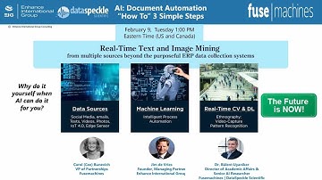 [EIG & fuse | machines] Webinar #21: AI Document Automation “How To” 3 Simple Steps