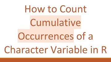 How to Count Cumulative Occurrences of a Character Variable in R