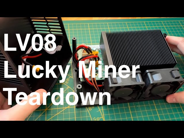 Lucky Miner LV08 USplug ジャンク ファン破損 New LUCKY MINER LV08 Bitcoin miner Teardown - YouTube