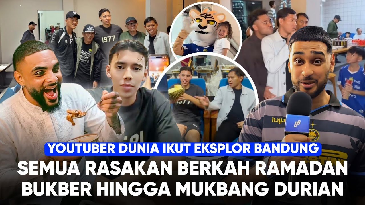 Diajak Bukber Malah Mukbang Durian, Anak Kurzawa Happy Digendong Macan, Youtuber Dunia Nimbrung