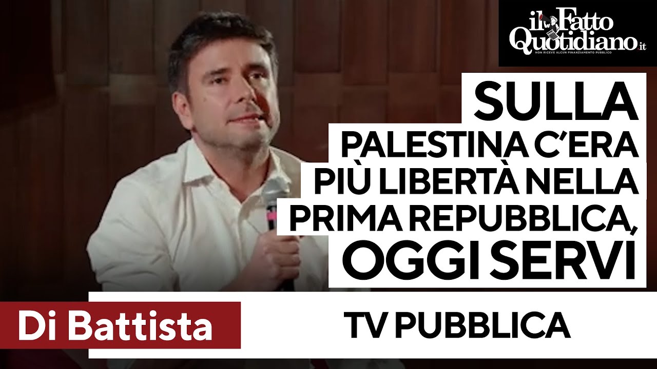 Di Battista Sulla Palestina Meglio La Tv Lottizzata Della Prima di-battista-sulla-palestina-meglio-la-tv-lottizzata-della-prima