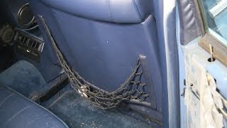 UGLY Front Seat Back Net Pockets: - Can Be Restored with My Inexpensive Kit