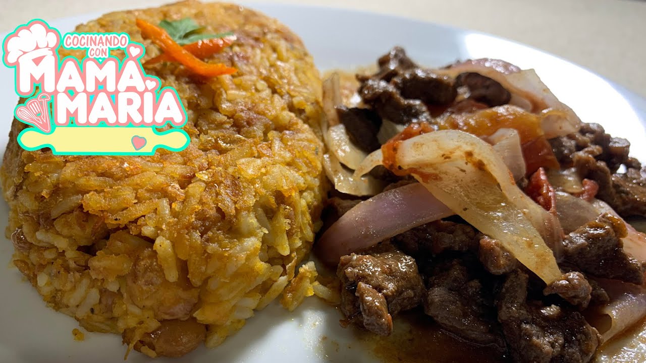 TACU TACU CON LOMITO AL JUGO | COCINANDO CON MAMÁ MARÍA
