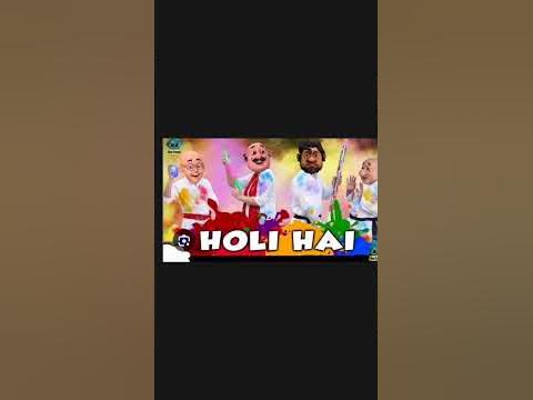 happy holi motu patlu