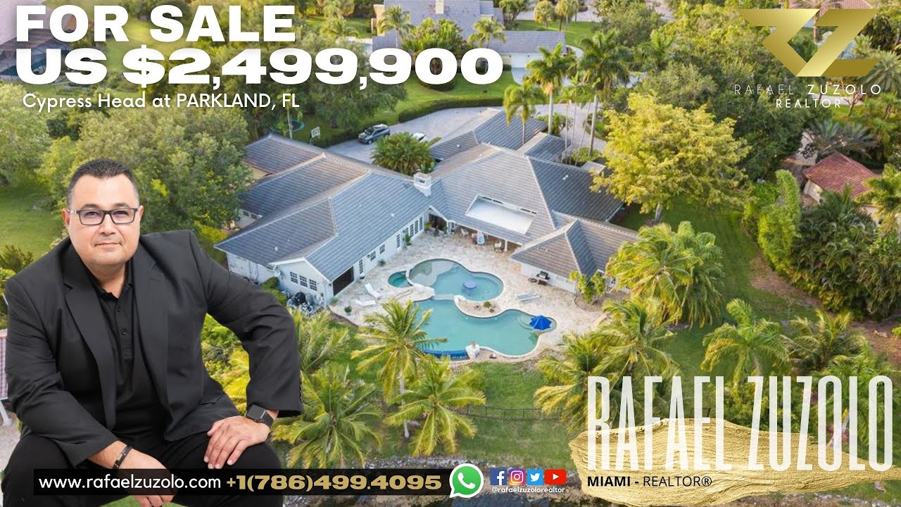 Home for sale Parkland, FL Luxury residence in Cypress Head YouTube
