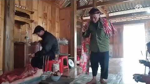 lễ cúng dâng cơm cho tổ tiên của người dao đỏ Hà Giang ( shám háng)