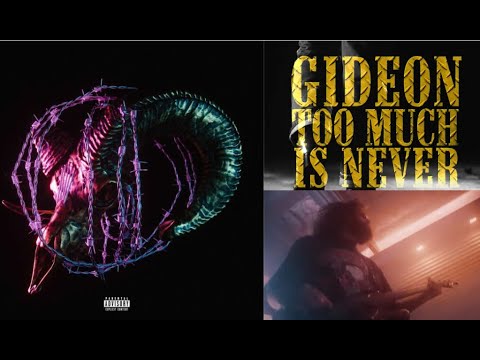 Gideon debut new song Too Much Is Never Enough off album MORE POWER. MORE PAIN.