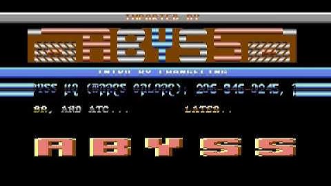 Abyss Intro Show