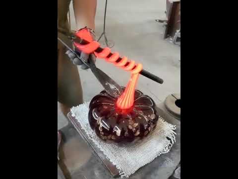 Beautiful Glass Blowing Art Part 1 - YouTube