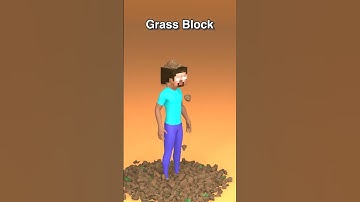 Satisfying Minecraft Herobrine Simulations #blender #3danimation