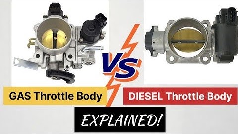 Gas vs Diesel Throttle Valve Explained