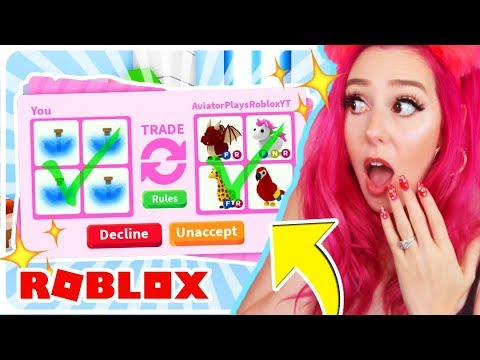 I Traded Only Flying Pet Potions In Adopt Me Roblox Adopt Me Trading Challenge - youtube adopt me codes on roblox