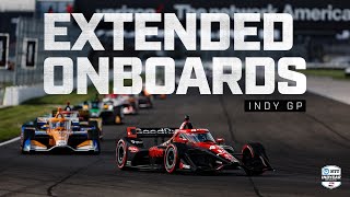 Teammates COLLIDE! Extended Onboards from 2024 Sonsio Grand Prix at Indianapolis | INDYCAR