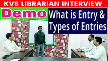 Librarian Demo in Hindi | Library entries l Kvs library science Demo class | PD Classes