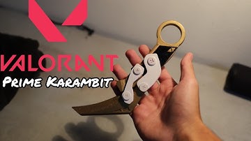 3d printed Valorant Prime Karambit