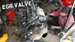 EGR VALVE LOCATION REPLACEMENT MAZDA CX-7 CX7 MAZDASPEED 3 SPEED 6 2.3 DISI MZR ENGINE