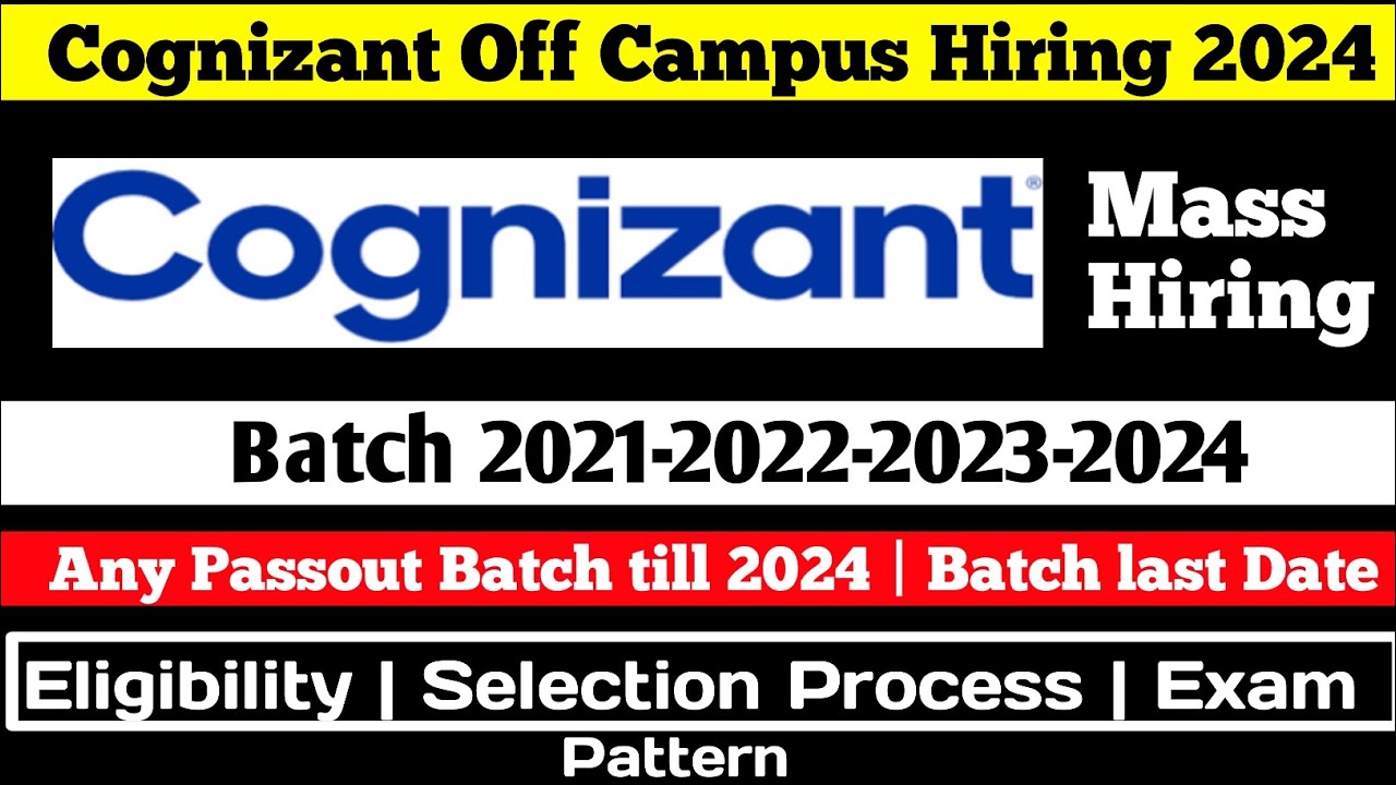 Finally Cognizant Superset Mass Hiring Announced | OFF Campus Drive For ...