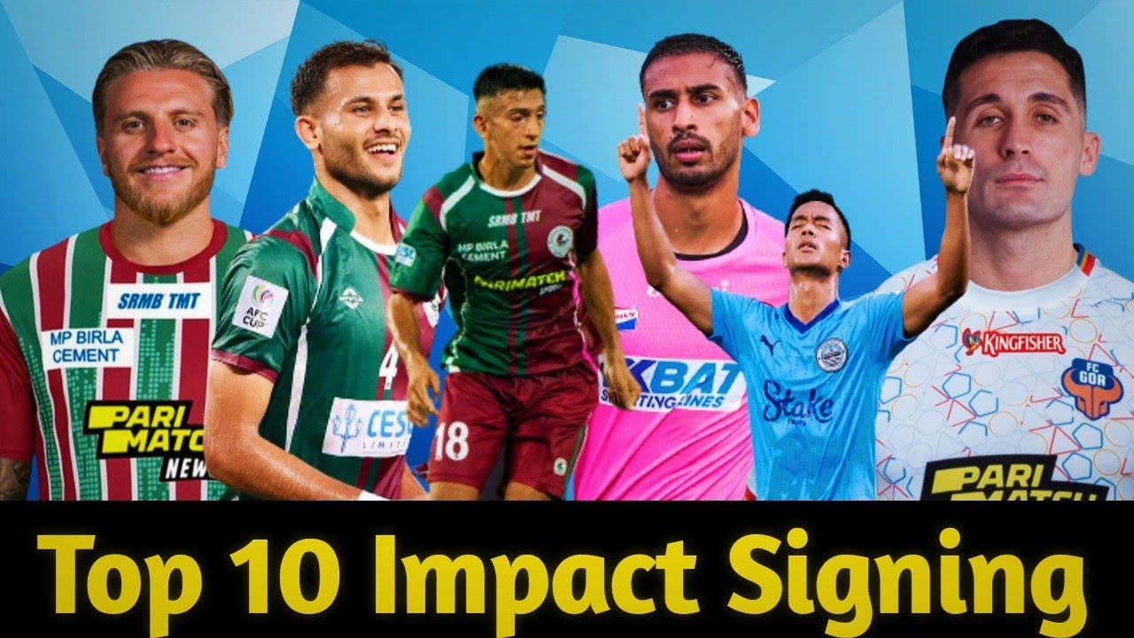 Top 10 Best Impact Signings by ISL Clubs ft. Cummings, Anwar, Borja, Akash, McHugh ✨ MBSG, EBFC