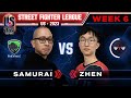 Samurai (Luke) vs. Zhen (Dee Jay) - Bo3 - Street Fighter League Pro-US 2023 Week 6