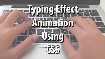 Typing Effect animation using CSS | CodeHunter