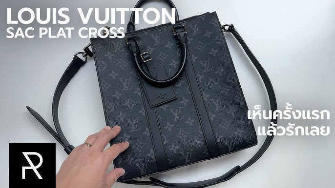 THIS BAG HOLDS WHAT?! PETIT SAC PLAT LOUIS VUITTON - REVIEW/DEMO