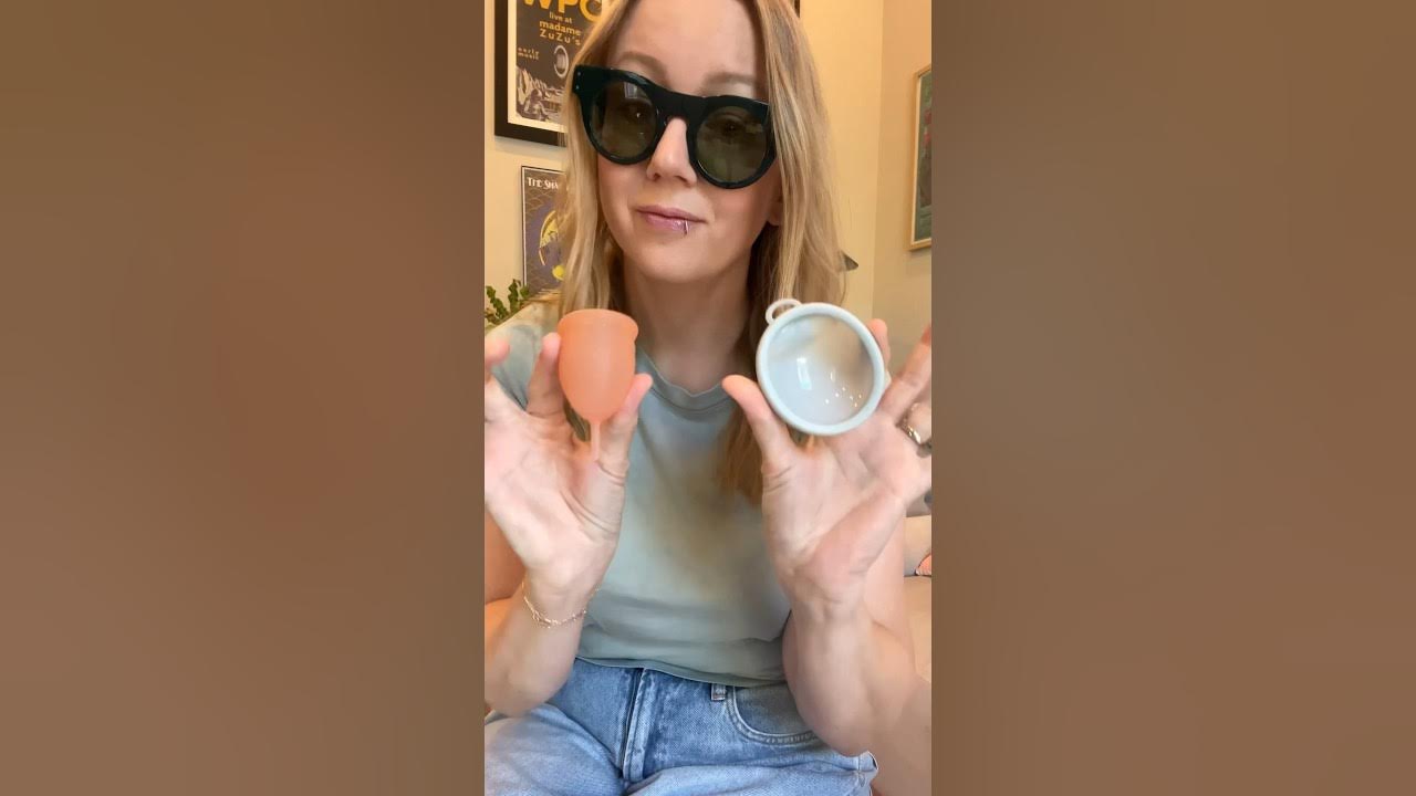 How menstrual cups work compared to menstrual discs shorts YouTube
