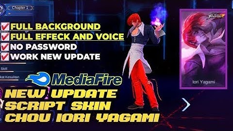 SCRIF SKIN CHOU K.O.F Iori Yagami Full Effeck 2021