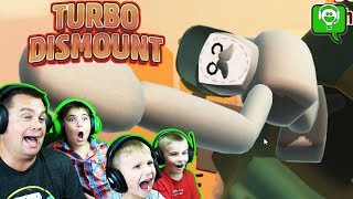 Turbo Dismount Crash Test Action! Fun Reactions by HobbyGaming