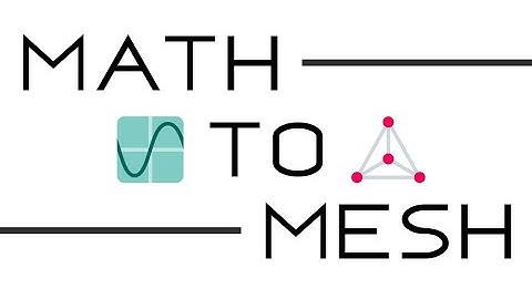 Math to Mesh (Blender Add-on)
