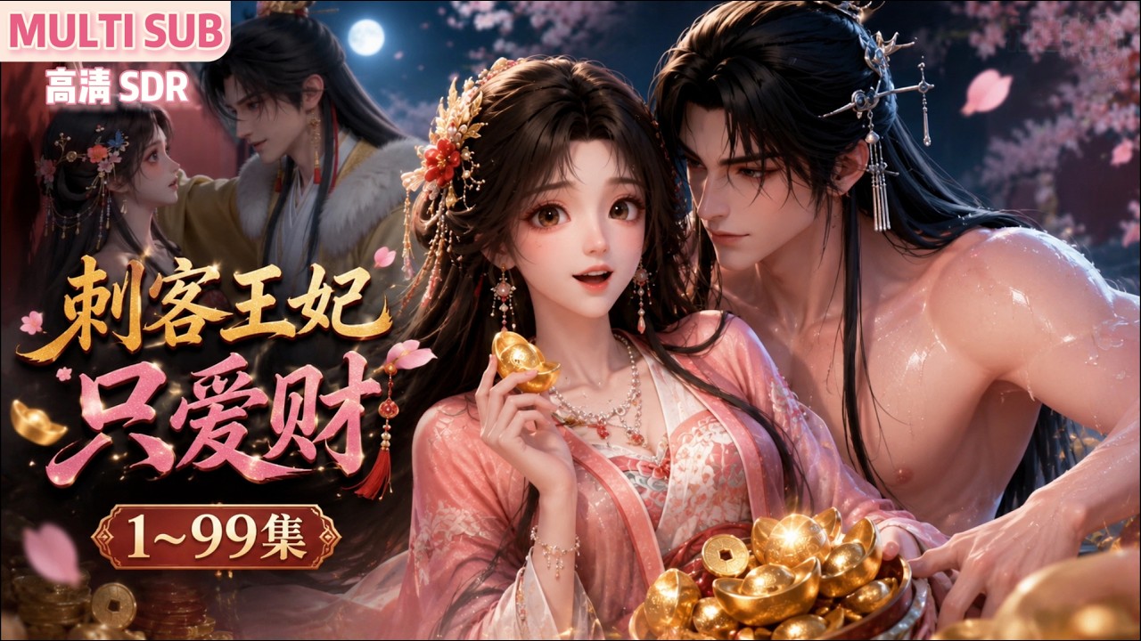 MULTI SUB《刺客王妃只爱财》1~99集🌸王妃超爱钱,生平两大爱好。“贪财好色,但没钱哪来的色!”王妃招惹了我,还想全身而退,人和心我都要! #动漫 #漫剧 #小九追书吖