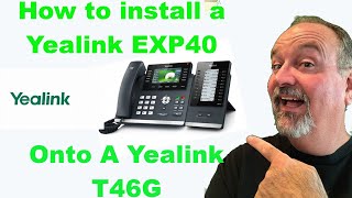 How To Install A Yealink EXP40 Side Piece