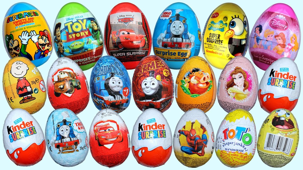 Kinder Surprise Eggs Disney