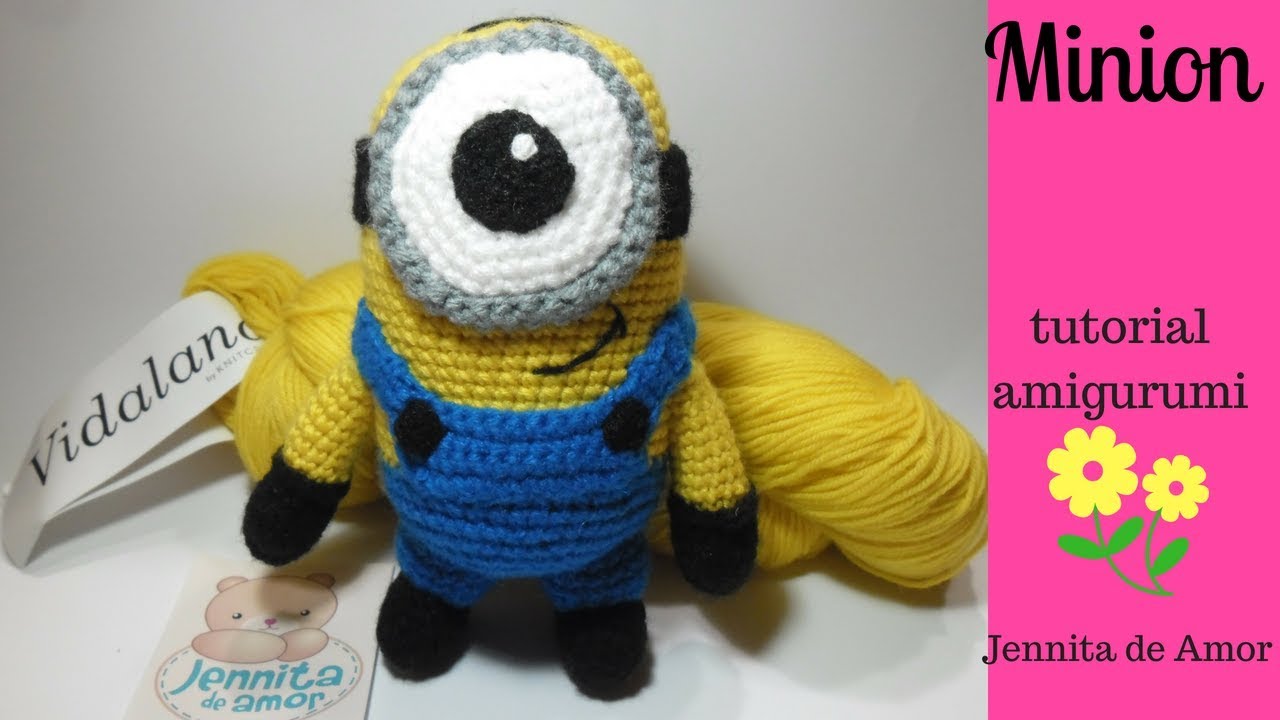 MINION AMIGURUMI Tutorial Paso a paso con Vidalana Knitcrate