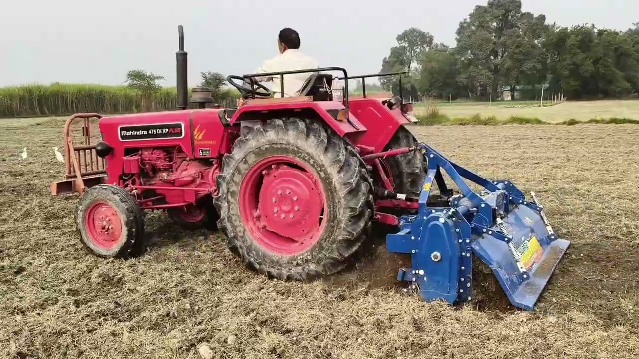 महिंद्र दी 475//Mahindra DI 475 rotawaiter#desi sohan vlog up42 ❤️🙏❤️❤️#farming 