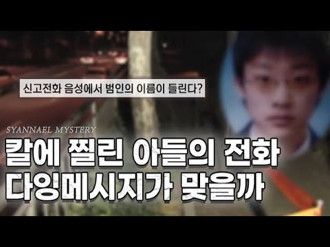 칼에 찔린 아들의 전화, 다잉메시지가 맞을까 | <strong>신고전화</strong> 음성을 들어보세요 | 샨나엘