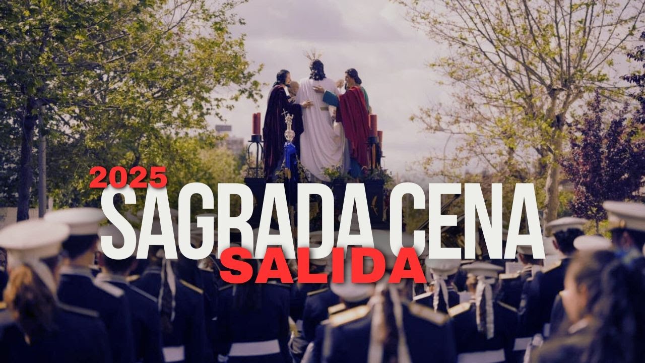 [4K] SALIDA SAGRADA CENA de MÉRIDA || Domingo de Ramos 2025 || BCT RESUCITADO de Badajoz