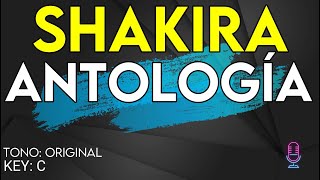 Shakira  Antología  karaoke Instrumental