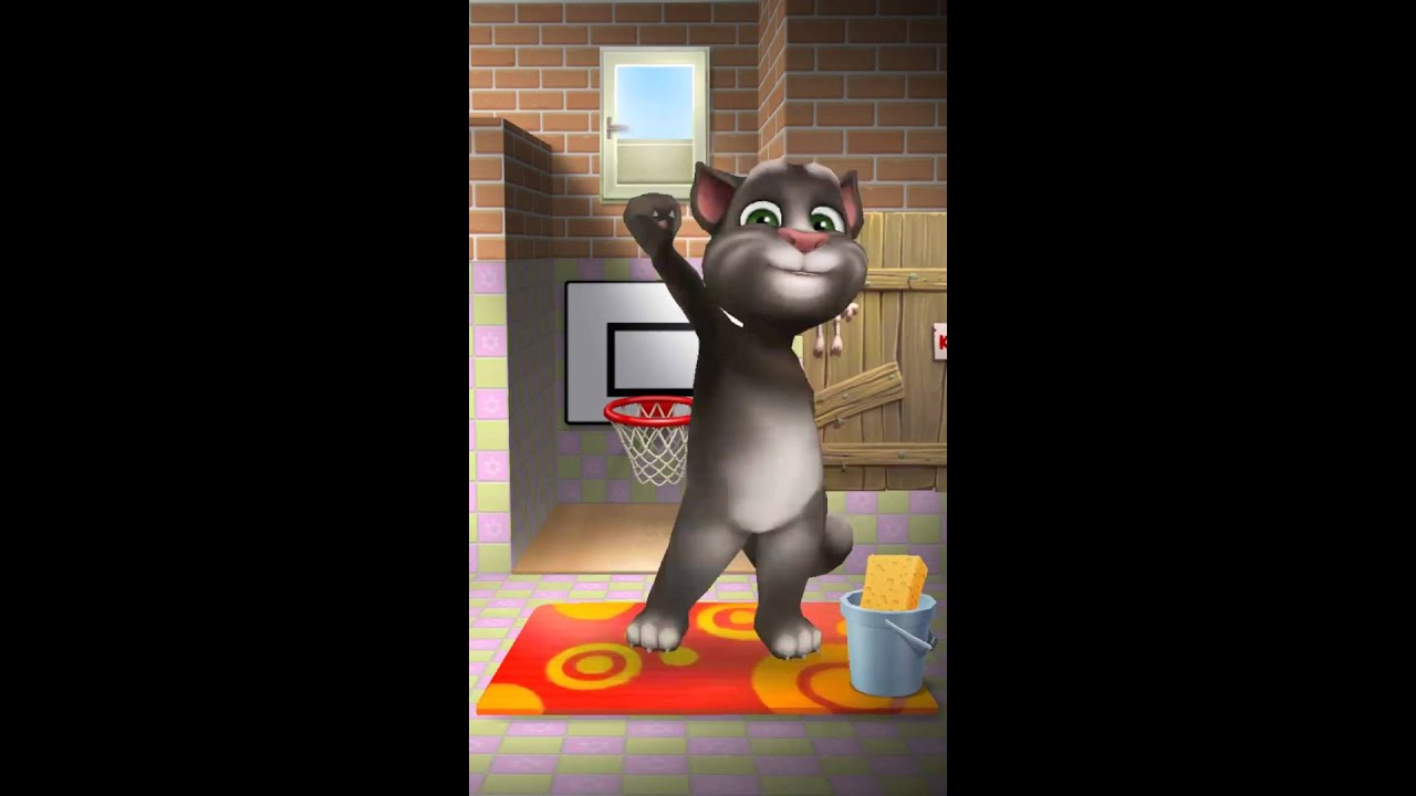 [My Talking Tom]Jump up and down and cheer