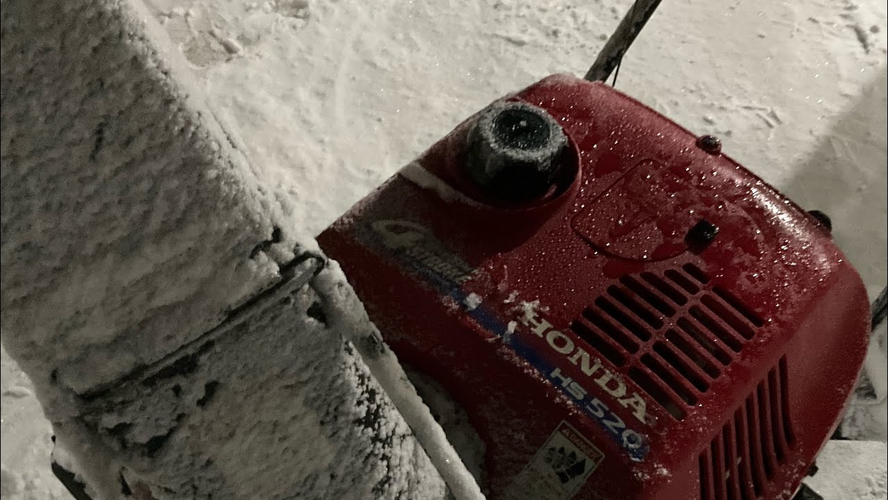 First big snow of the year! Test out of my snow blower and shoveling of ...