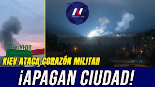 ¡Apagan ciudad! Rusos cobran venganza. Ucrania ataca fábrica militar. Orbán vs Zelensky.