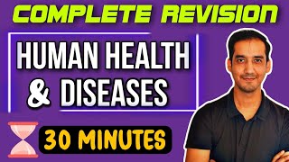 Human Health and Diseases| Class 12 | Quick Revision in 30 minutes| NEET|CBSE Board| Sourabh Raina
