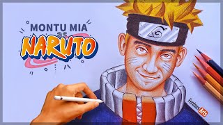 Drawing Masum bhai as NARUTO | How to draw Realistic Anime character (Step By Step) Joker Production