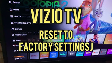 VIZIO TV FACTORY RESET STEP by STEP GUIDE - RESETTING your VIZIO SMART TV